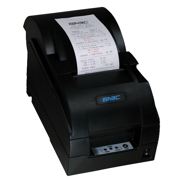 SNBC Printer BTP-M280A BLACK SERIAL - with Auto Cutter and Take-up