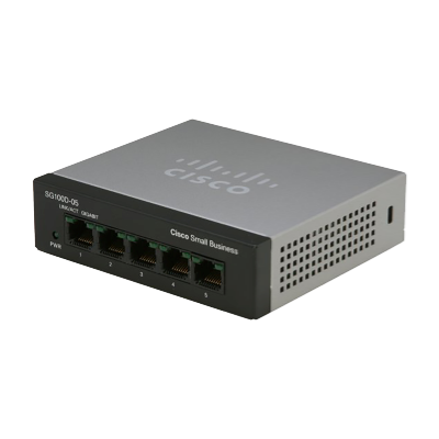 Cisco SG100D 05   5 Port Gigabit Desktop Switch