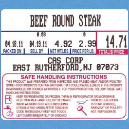 LABEL  CAS LST 8030  12 ROLLS/CASE LABEL  CAS LST 8030  12 ROLLS/CASE