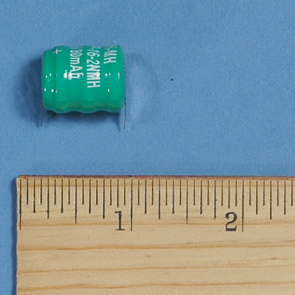 3.6V/.060AH ND BUTTON 3CELL ST