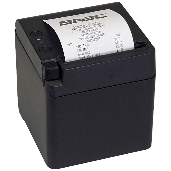 SNBC BTP S80 Thermal Printer   Black Cabinet  Bluetooth 