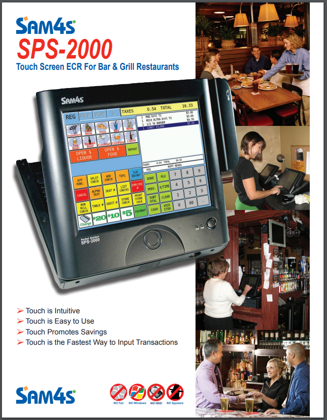 SPS-2000 For Bar and Grills: 