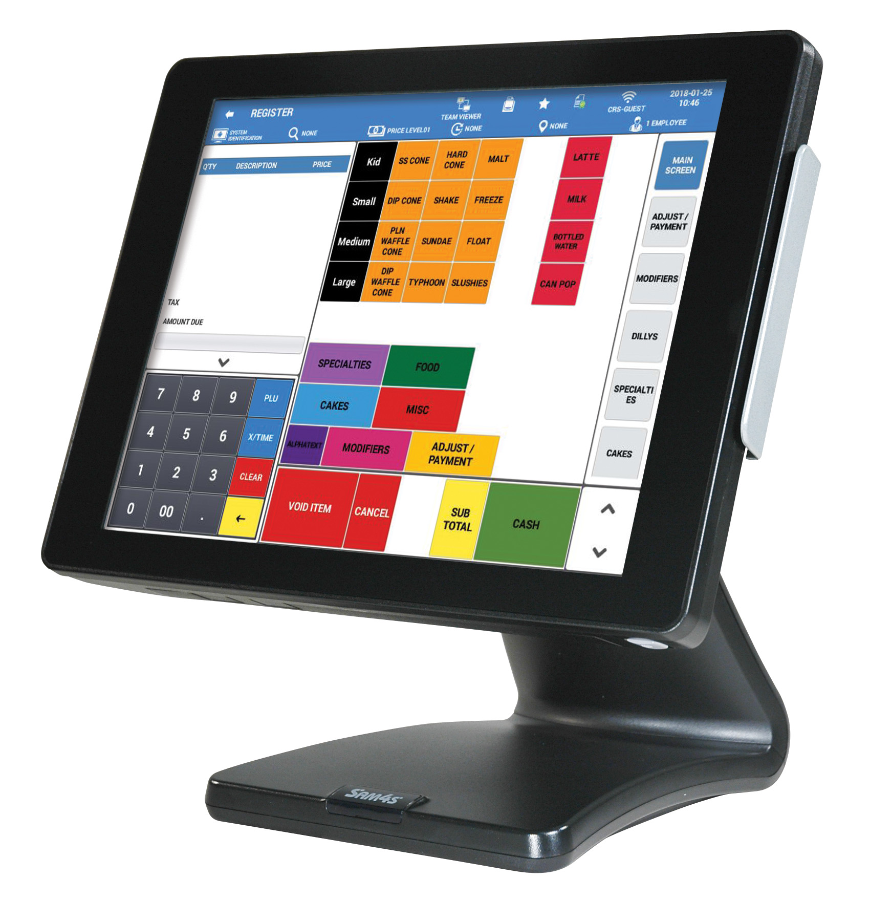 SAM4POS touchscreen POS terminal